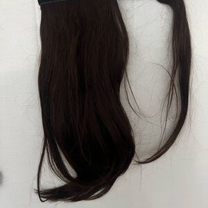 BROWN HUMAN HAIR PONYTAIL EXTENSION
